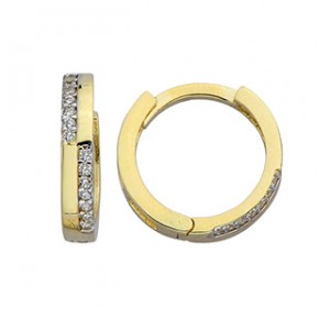 Gold earrings 10kt, VI30-10